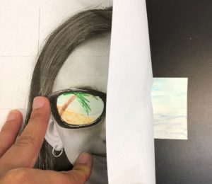 Sunglasses Value Art Lesson for middle school kids - Leah Newton Art