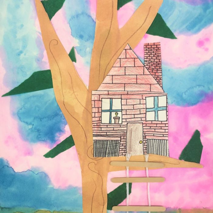 Tree House Collage
