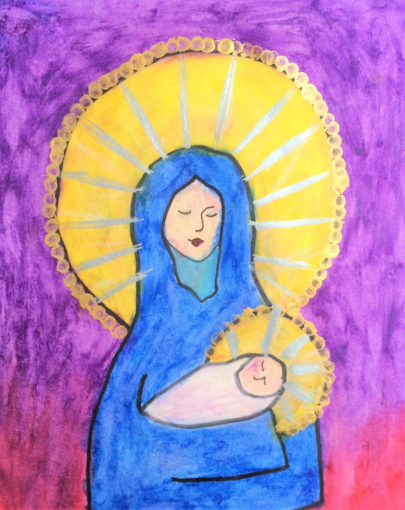 Madonna and Child Art Lesson