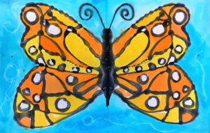 Monarch Butterfly Art Lesson For Kids - Leah Newton Art