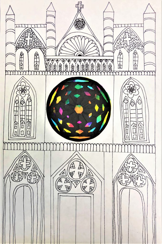 Middle School Gothic Cathedrals Art Lesson