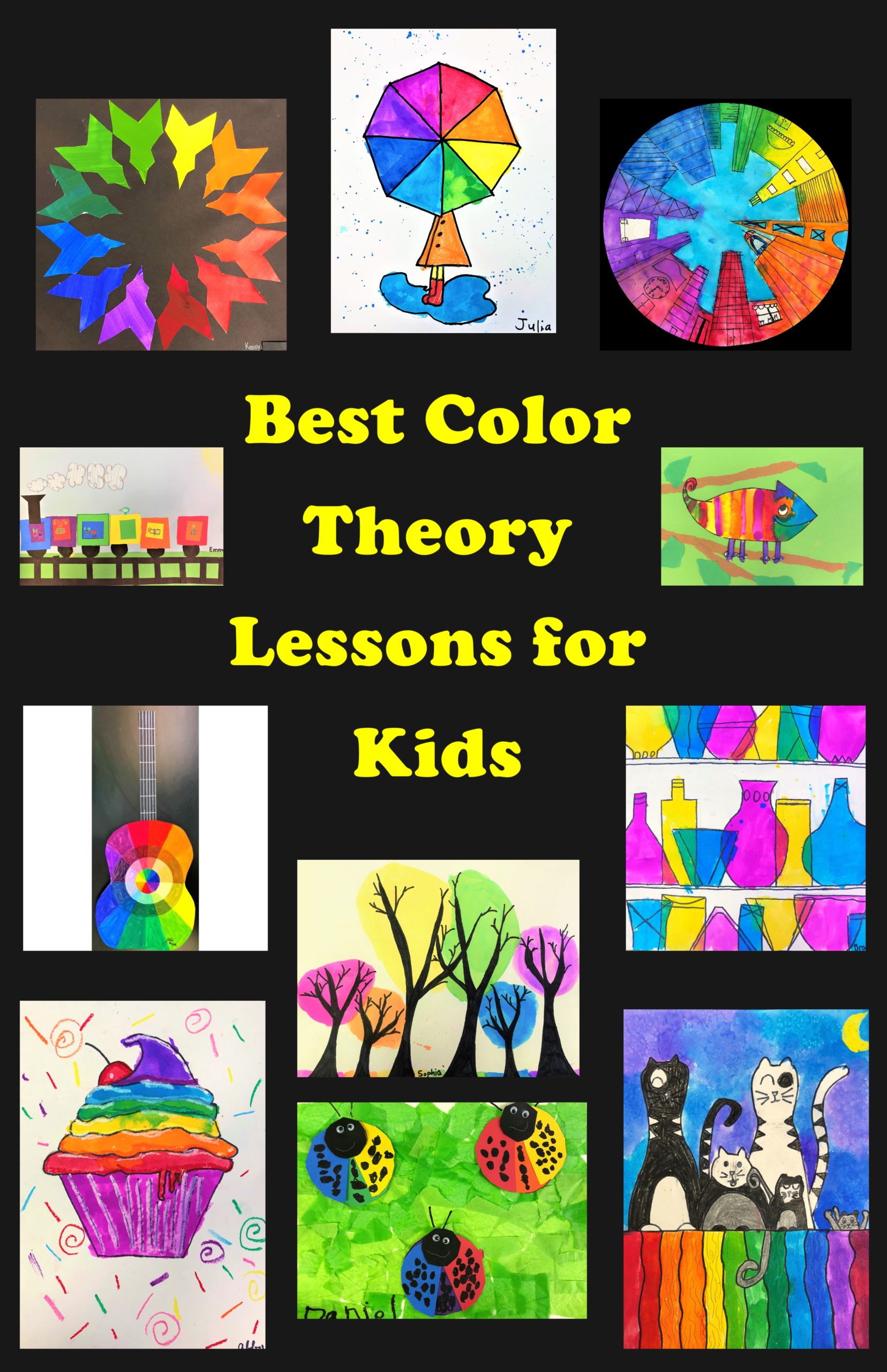 Best Color Theory Art Lessons for kids Leah Newton Art
