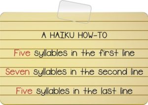 Haiku Poetry Art Project for kids of all ages - Leah Newton Art